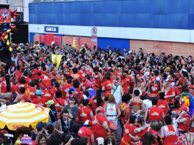 Sao Paulo (SP), 02 / 15 / 2026 - Siga Bem Caminhoneira bloğu 15 Şubat 2026 Pazar günü öğleden sonra Praca da Republica 'daki geçit törenine son verdi. (Leandro Chemalle / Yeniler 2)
