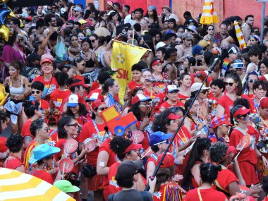 Sao Paulo (SP), 02 / 15 / 2026 - Siga Bem Caminhoneira bloğu 15 Şubat 2026 Pazar günü öğleden sonra Praca da Republica 'daki geçit törenine son verdi. (Leandro Chemalle / Yeniler 2)