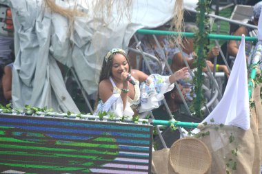 Salvador (BA), 02 / 15 / 2026 - Salvador, Bahia 'dan geleneksel Afro-Karnaval bloğu, çocuklar ve ailelere odaklandı. (Romildo De Jesus / Yeniler 2)