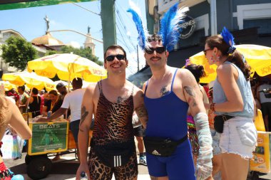 Sao Paulo (SP), Brezilya 02 / 16 / 2026 - Bloco Esfarrapados, Sao Paulo başkentinin orta bölgesinde (leco viana / theenews2)