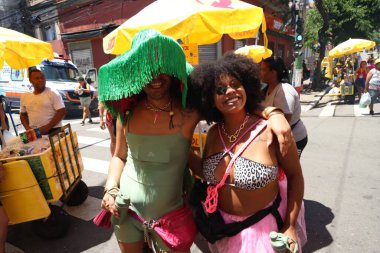 Sao Paulo (SP), Brezilya 02 / 16 / 2026 - Bloco Esfarrapados, Sao Paulo başkentinin orta bölgesinde (leco viana / theenews2)