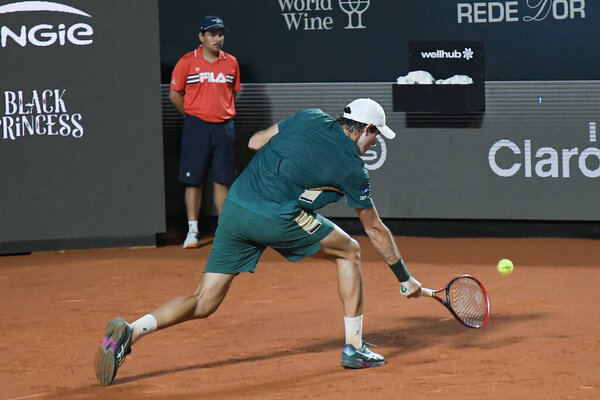 Rio de Janeiro (RJ), Brazil 02/16/2026 - Gustavo Heide (BRA) during the Rio Open, a stage of the ATP World Tour 500, which takes place at the Jockey Club Brasileiro in Gavea, South Zone of Rio de Janeiro (clever felix / thenews2)