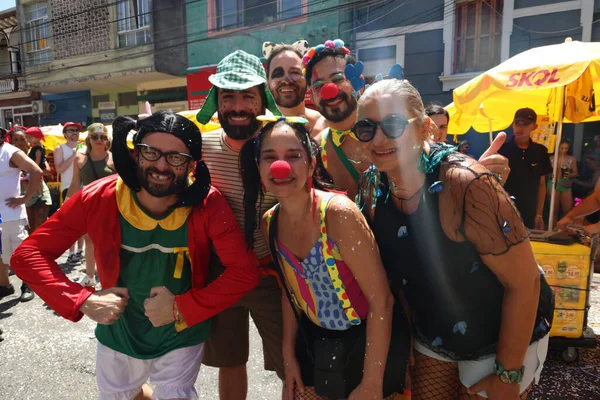 Sao Paulo (SP), Brezilya 02 / 16 / 2026 - Bloco Esfarrapados, Sao Paulo başkentinin orta bölgesinde (leco viana / theenews2)