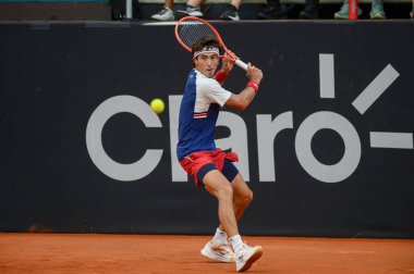 Rio de Janeiro (RJ), 02 / 16 / 2026 - ATP-Rio - Francisco Comesana (Arjantin) Rio Açık sırasında, bir ATP Dünya Turu 500 etkinliği, Gavea, Rio de Janeiro 'nun Güney Bölgesi Jokey Kulübü Brasileiro' da gerçekleşti. (Akıllı Felix.) (Yeni 2.)