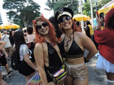 Sao Paulo (SP), 02 / 17 / 2026 - Carnival / street parties / SP - Di Ferrero, Sao Paulo 'nun batısındaki Faria Lima Bulvarı' nda düzenlenen 