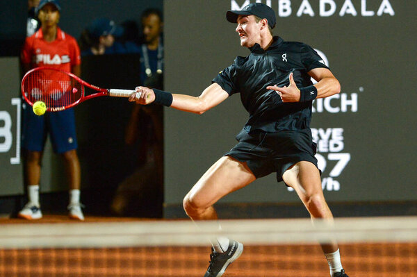 Rio de Janeiro (RJ), 02/16/2026 - ATP-Rio - Joao Fonseca (BRA) during the Rio Open, an ATP World Tour 500 event, taking place at the Jockey Club Brasileiro in Gavea, South Zone of Rio de Janeiro. (clever felix\thenews2)