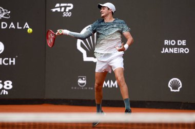 Rio de Janeiro (RJ), 02 / 18 / 2026 - Rio Open / ATP 500 / RJ - Rio Open sırasında Joao Fonseca (BRA), Gavea, Rio de Janeiro 'nun Güney Bölgesi' ndeki Jockey Club Brasileiro 'da yer alan ATP World Tour 500' ün bir sahnesi. (Akıllı Felix.) (Yeni 2.)