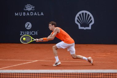 Rio de Janeiro (RJ), 02 / 18 / 2026 - Rio Açık sırasında Juan Manuel Cerundolo (Arg), Gavea, Rio de Janeiro 'nun Güney Bölgesi' ndeki Jokey Kulübü Brasileiro 'da düzenlenen ATP Dünya Turu 500' ün bir sahnesi. (Akıllı Felix.) (Yeni 2.)