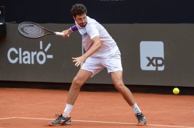 Rio de Janeiro (RJ), Brezilya 22 / 02 / 2026 - Rio Açık sırasında Robin Haase (NLD), Rio de Janeiro 'nun Güney Bölgesi' ndeki Jockey Club Brasileiro 'da düzenlenen ATP Dünya Turu 500 etkinliği, bu Pazar, 22 Şubat 2026 (akıllı Felix / thenews2))