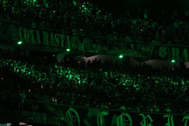 Curitiba (PR), Brezilya 02 / 25 / 2026 - Brezilya Şampiyonluk Serisi A 'nın 4. turu için geçerli olan Coritiba ile Sao Paulo arasındaki maçın taraftarları, Çarşamba gecesi Couto Pereira Stadyumu' nda (edson de souza / thenews2)