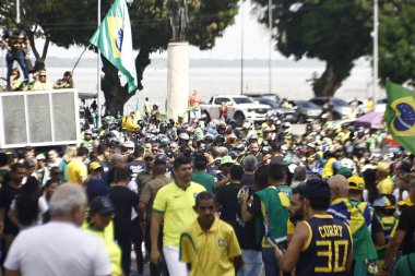 Belem (PA), Brezilya 01 / 03 / 2026 Göstericiler 