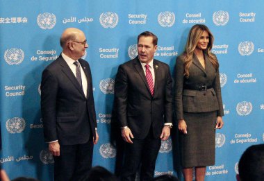Fotoğraf Fırsatı: Amerika Birleşik Devletleri First Lady 'si Melania Trump ve Güvenlik Konseyi üyeleri. 2 Mart 2026, New York, ABD (niyi fote / thews2)