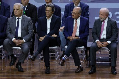 Sao Paulo (SP), 03 / 03 / 2026 - Brezilya Cumhuriyeti Başkanı Luiz Inacio Lula da Silva ve Çalışma Bakanı Luiz Marinho, resmi açılış oturumuna katıldılar. (leco viana\ yeni2))