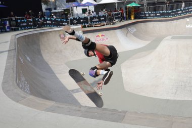 Sao Paulo (SP), Brezilya 05 / 03 / 2026 - 2025 Dünya Kaykay Şampiyonası bayanlar parkı kategorisinde (fabricio bomjardim / theenews2) sporcu Coco Crafter (NZD))