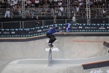 Sao Paulo (SP), 06 / 03 / 2026 Sport / 2026 Skateboard / Dünya Şampiyonası / SP Issei Sakurai (Japonya) 2025 Dünya Kaykay Şampiyonası, Heat 1, Sao Paulo safhasında düzenlenen erkekler parkı çeyrek finalinde. (Fabricio bomjardim\ Yeni 2)