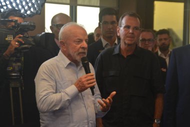 Rio de Janeiro (RJ), 06 / 03 / 2026 Lula, Rio / International Hub / RJ Havalimanı - Brezilya Cumhurbaşkanı Luiz Inacio Lula da Silva, Rio de Janeiro kentindeki bir siyasi gündem sırasında. (Fausto Maia 2. Bölüm))