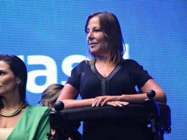 Sao Paulo (SP), 06 / 03 / 2026 - Moema 'daki Monte Libano kulübünde PSD' nin valiler toplantısı, başkan Eduardo Leite, Ratinho Jr. ve Ronaldo Caiado 'nun ön adayları sırasında Senatör Mara Gabrilli. (Leandro Chemalle\ Yeni 2))