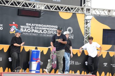 Sao Paulo (SP), Brezilya 06 / 03 / 2026 - Kaykaycı Kelvin Hoefler (Brezilya), 2025 Dünya Kaykay Şampiyonası 'nda erkekler sokak çeyrek finalinde, Heat 1, Sao Paulo safhası (leco viana / thenews2))