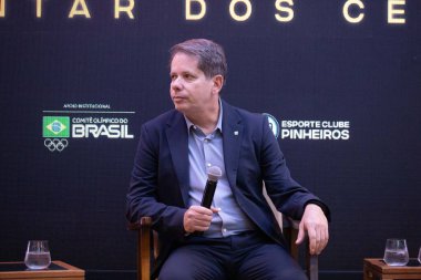 Sao Paulo (SP), Brezilya 10 / 03 / 2026 Brezilya Olimpiyat Komitesi Başkanı Marco Antonio La Porta, Brezilya Spor Paktı 'nın (fabricio bomjardim / theenews2)