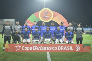 Itajai (SC), Brezilya 12 / 03 / 2026 - Barra FC (SC) ve Amerika-MG arasındaki maç sırasında Barra takımı, 2026 Copa do Brasil 'in üçüncü aşaması için geçerli, Itajai şehrindeki Arena Barra FC stadyumunda, (Richard ferrari / thenews2)