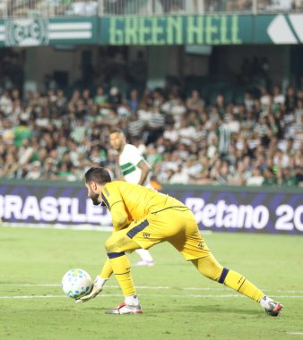 Curitiba (PR), Brazil 03 / 15 / 2026 - Coritiba ve Remo arasındaki maçta kaleci Marcelo Rangel, A serisi için geçerli, Couto Pereira Stadyumu 'nda (edson de souza / theenews2)