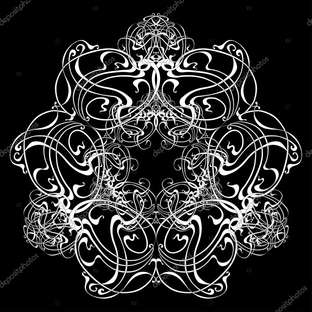 Round Pattern Art Nouveau Stock Vector C Yulianas 93091648 Round Pattern Art Nouveau Stock Vector C Yulianas 93091648