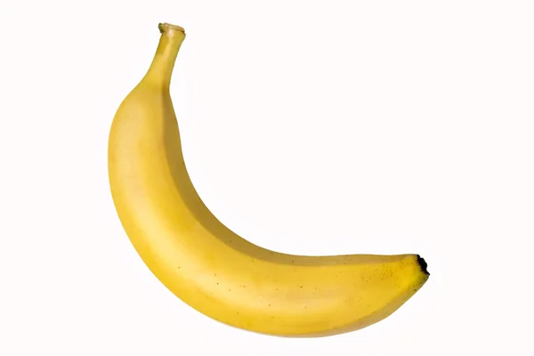 分離された 1 つのバナナ — ストック写真
