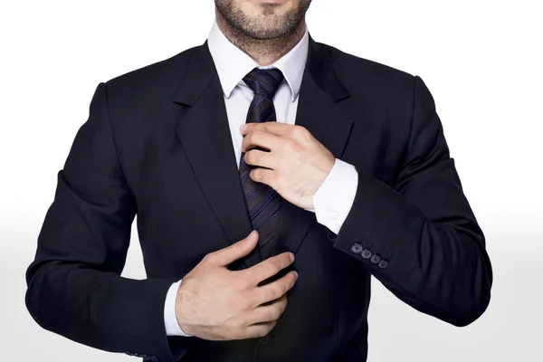 Businessman tie — Stock Photo, Image