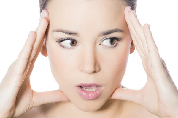 şaşırmış kadın