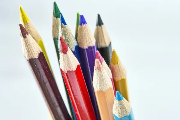 çok renkli boya kalemi