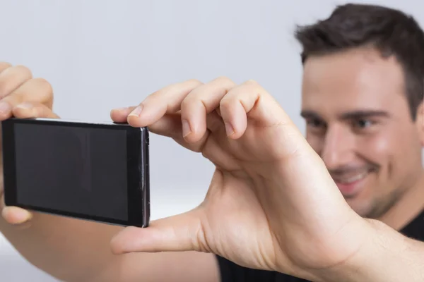 adam fotoğraf çekme