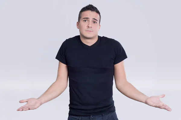 Siyah kayıtsız adam