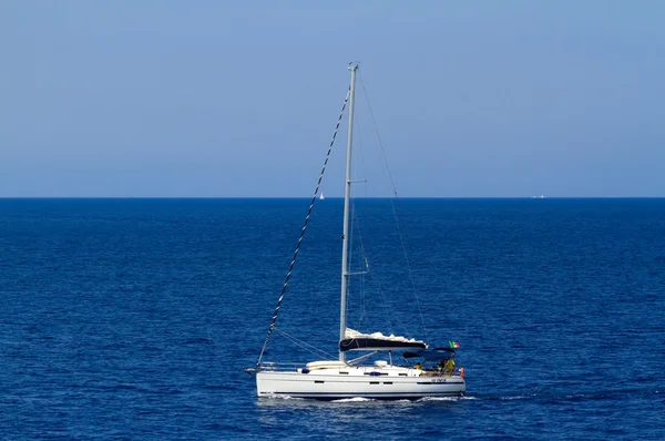 sailboat in blue