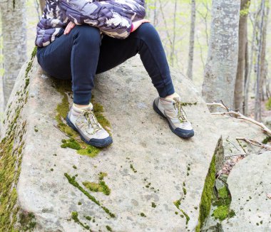 uzun bir yürüyüşten sonra rahatla