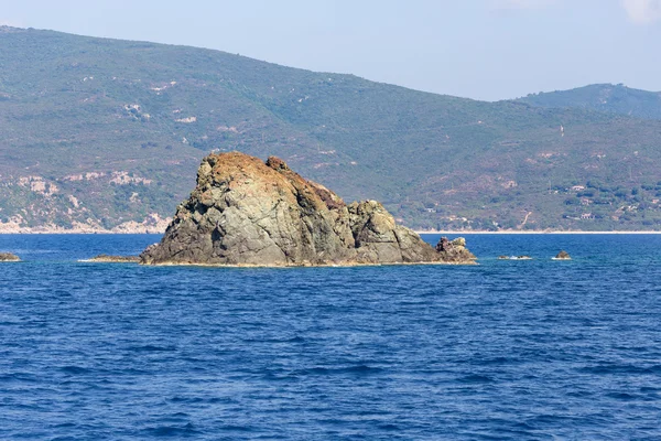 Mavi deniz kaya — Stok fotoğraf