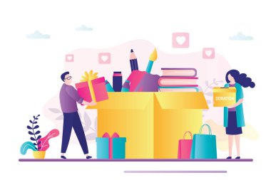 Interracial group of gay, lesbian activists participa in lgbtq parade or protest. Concept of homosexual people and struggle equal human rights. Banner on theme lgbt movement. Flat vector illustration