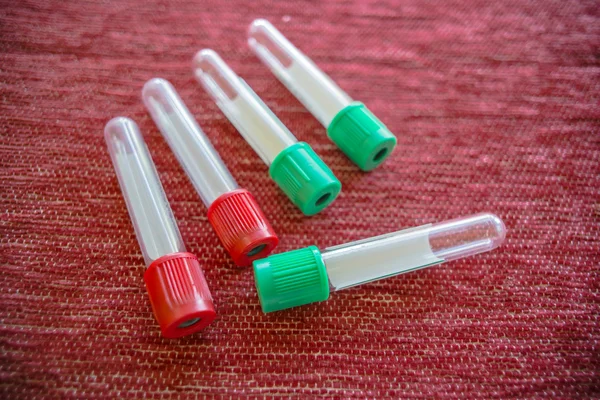 Close up of blood tube. — Stock Photo, Image