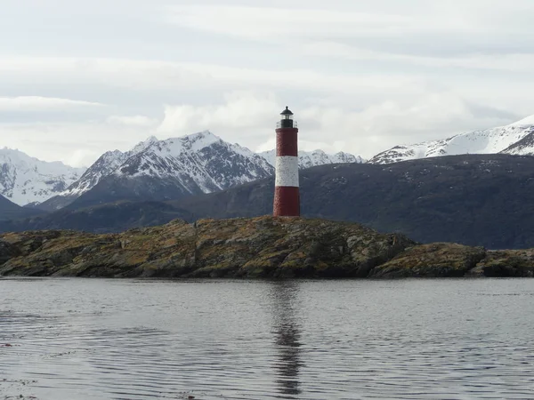 Uitzicht Het Licht Huis Ushuaia Argentinië — Stockfoto