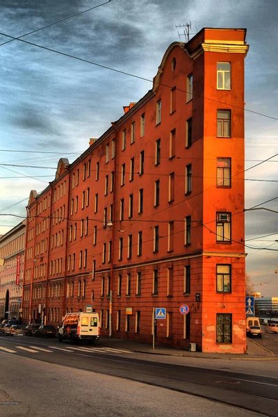 St. Petersburg, Rusya 'da Fontanka' da alışılmadık bir ev.