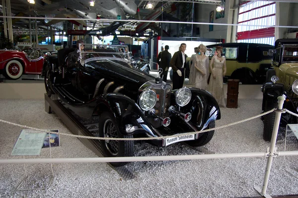 Mercedes Benz Schwarzer Prinz Technik Museum Sinsheim Germany — Stock Photo, Image