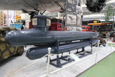 Neger, torpido taşıyan gemi, Technik Müzesi Speyer, Almanya