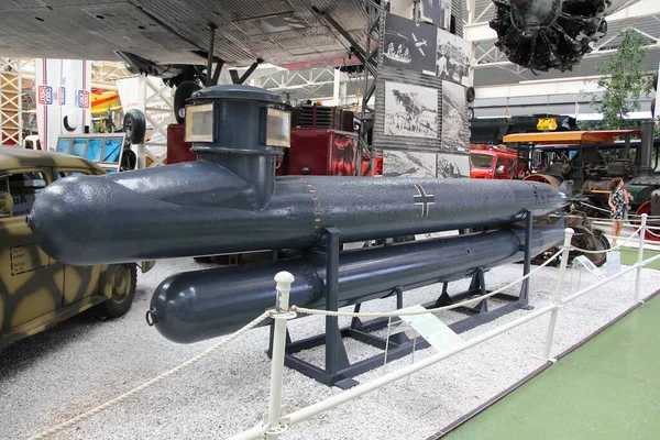 Neger Torpido Taşıyan Gemi Technik Müzesi Speyer Almanya — Stok fotoğraf