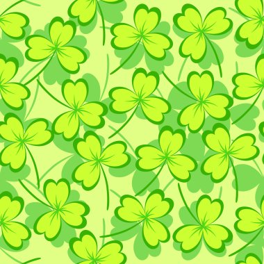 Yonca yaprağı seamless modeli