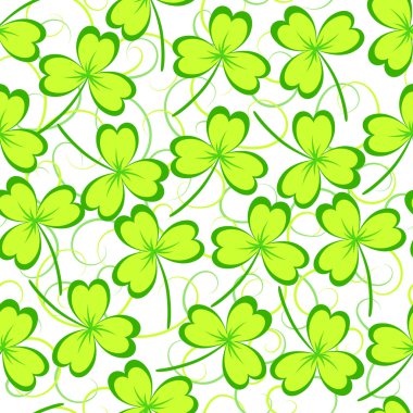 Yonca yaprağı seamless modeli