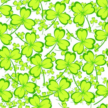 Yonca yaprağı seamless modeli