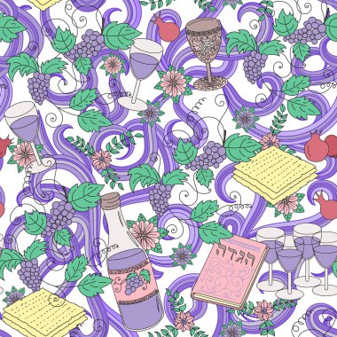 Fısıh Dikişsiz desen arka plan