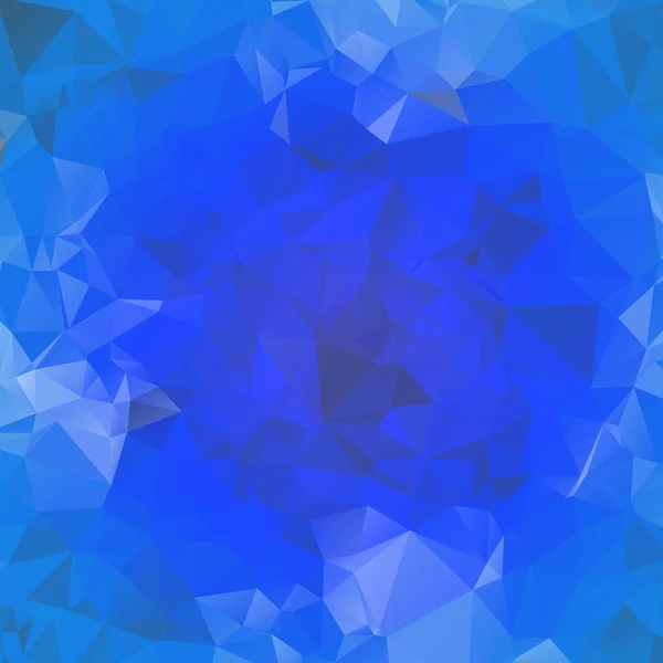 Fondo de mosaico poligonal azul — Vector de stock