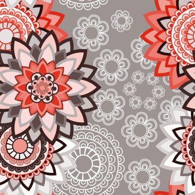 Mandala süsleme seamless modeli