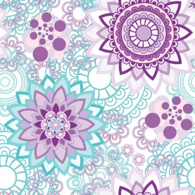 Mandala süsleme seamless modeli