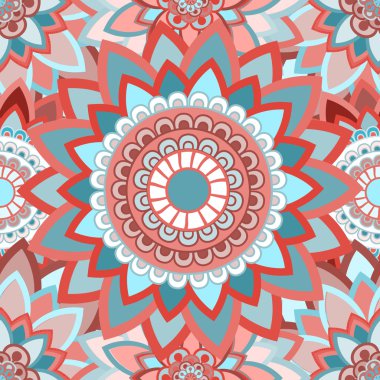 Mandala süsleme seamless modeli